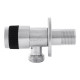 Кран приборный Kroner KRP Edelstahl Klassisch - ESG100 1/2"х1/2" НН (CV022973)