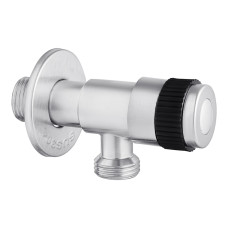 Кран приборный Kroner KRP Edelstahl Klassisch - ESG100 1/2"х1/2" НН (CV022973)