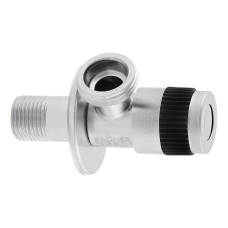 Кран приборный Kroner KRP Edelstahl Klassisch - ESG102 1/2"х3/4" НН (CV022975)