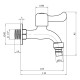 Кран для полива Kroner KRP Edelstahl Klassisch - ESG0991 1/2'' НР (CV035450)