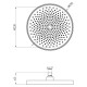 Лійка для верхнього душу Kroner Element 2801562923Z-5301 (CV036158)