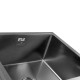 Кухонна мийка Kroner KRP Schwarze - 4843HM PVD (3,0/1,0 мм) CV022792