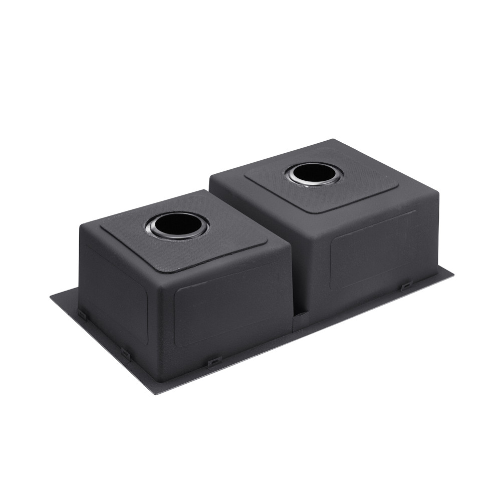 Кухонная мойка Kroner KRP Schwarze - 7843ZHM PVD (3,0/1,0 мм) CV022797