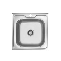 Кухонная мойка Kroner KRP Satin - 5050 (0,6 мм) (CV022819)