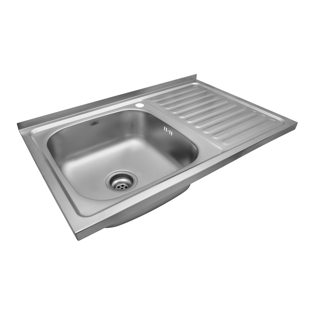 Кухонна мийка Kroner KRP Satin - 5080L (0,8 мм) CV022820