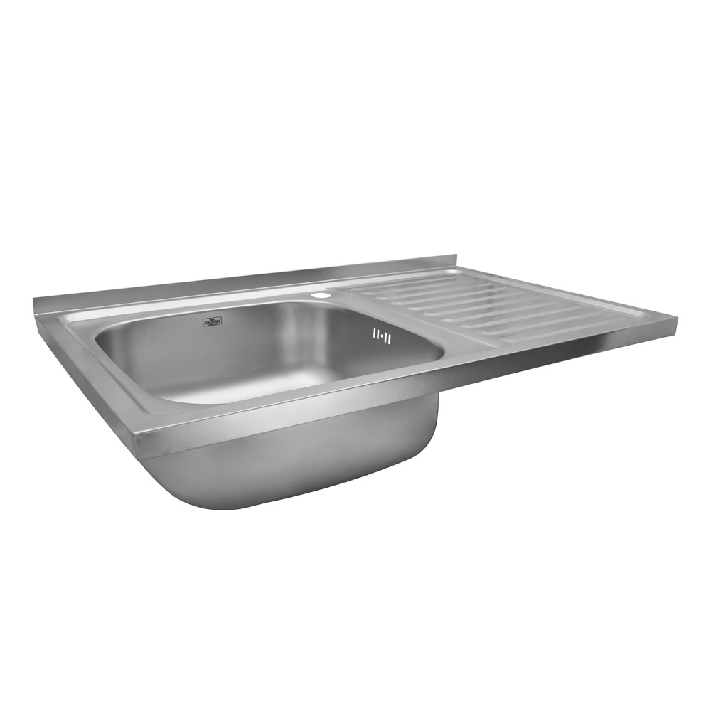 Кухонна мийка Kroner KRP Satin - 5080L (0,8 мм) CV022820