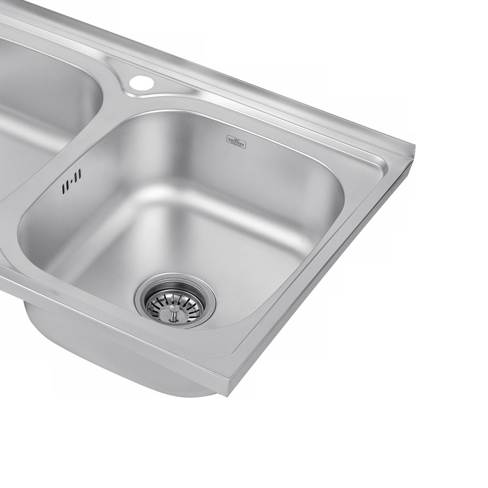 Кухонна мийка Kroner KRP Satin - 5080Z (0,8 мм) CV022822