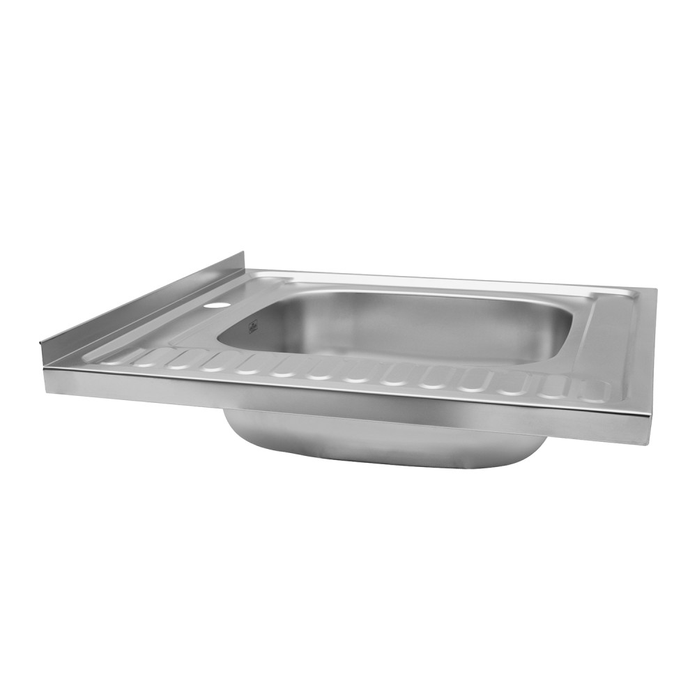 Кухонна мийка Kroner KRP Satin - 6060R (0,6 мм) CV022824