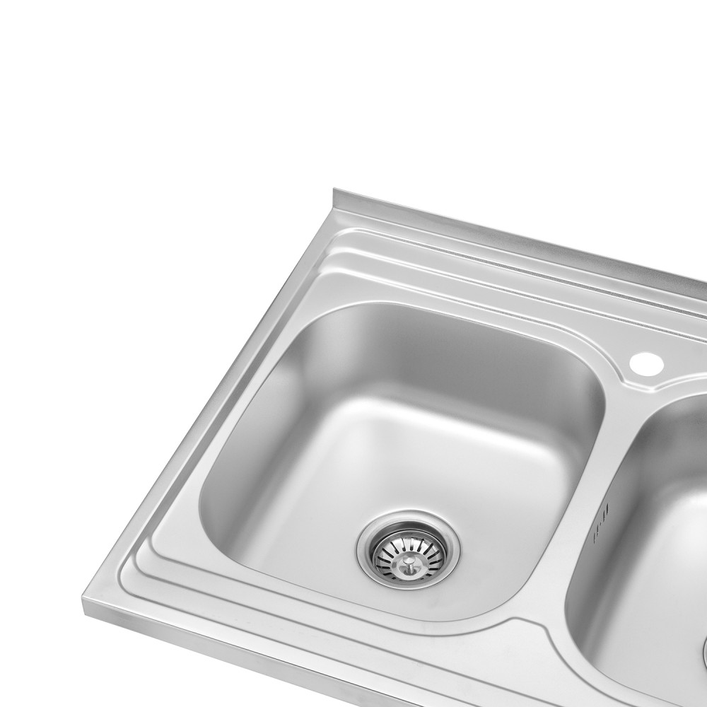Кухонна мийка Kroner KRP Satin - 6080Z (0,8 мм) CV022827