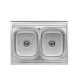 Кухонна мийка Kroner KRP Satin - 6080Z (0,8 мм) CV022827