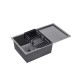 Кухонна мийка Kroner KRP Schwarze - 7844HM PVD (3,0/1,0 мм) CV025277