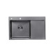 Кухонна мийка Kroner KRP Schwarze - 7849LHM PVD (3,0/1,0 мм) CV025278