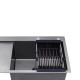 Кухонна мийка Kroner KRP Schwarze - 7849RHM PVD (3,0/1,0 мм) CV025279