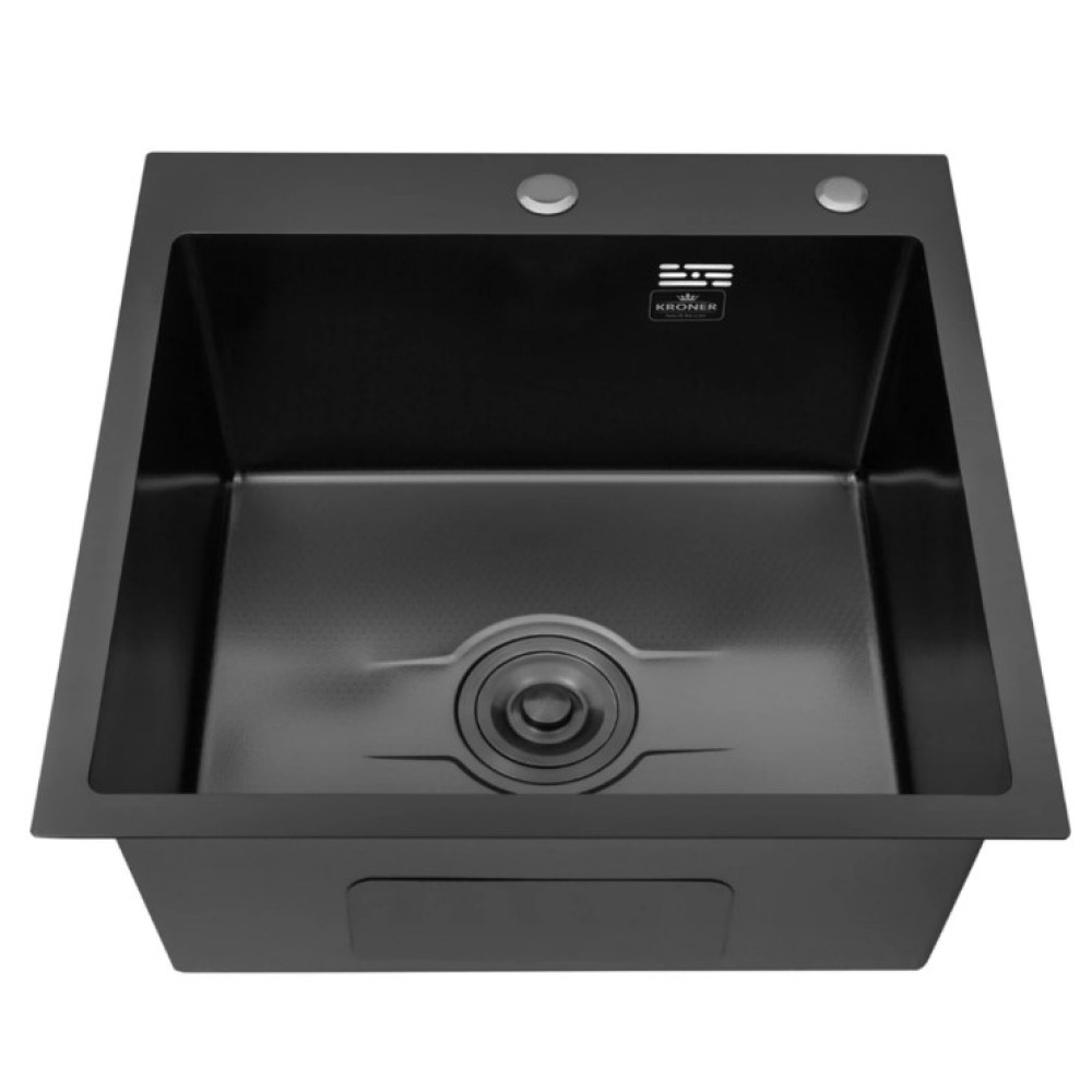 Кухонная мойка Kroner KRP Derby - 5050HM PVD (2,5/0,5 мм) (CV027240)