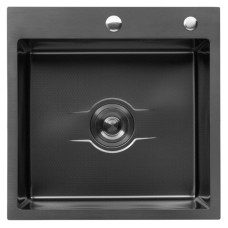 Кухонная мойка Kroner KRP Derby - 5050HM PVD (2,5/0,5 мм) (CV027240)