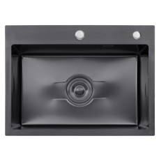 Кухонная мойка Kroner KRP Derby - 5843HM PVD (2,5/0,5 мм) (CV027241)