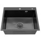 Кухонная мойка Kroner KRP Derby - 6050HM PVD (2,5/0,5 мм) (CV027242)