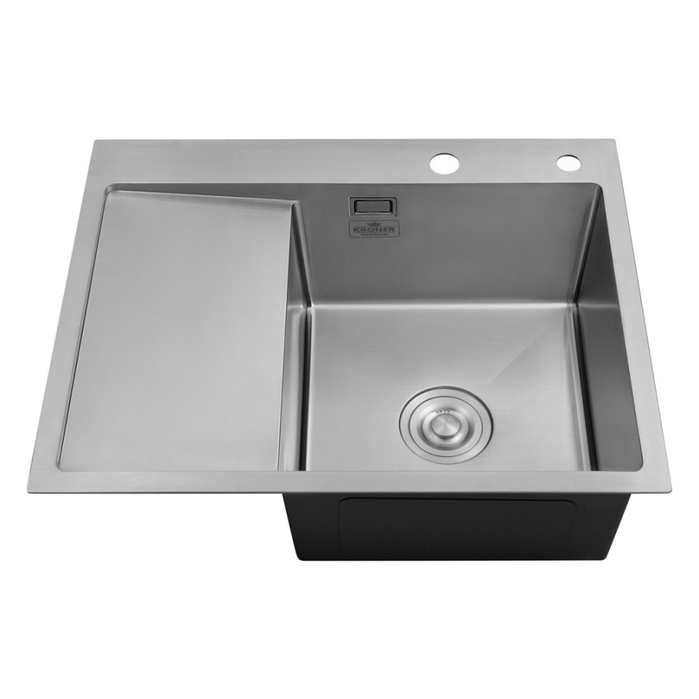 Кухонная мойка Kroner KRP Gebürstet - 6350RHM (3.0/1.0 мм) (CV031321)
