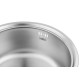 Кухонна мийка Kroner KRP Satin - 430 (0.8 мм) (CV031324)