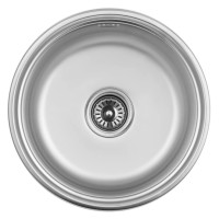 Кухонна мийка Kroner KRP Satin - 430 (0.8 мм) (CV031324)