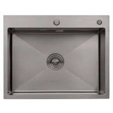Кухонная мойка Kroner KRP Schwarze - 6350HM PVD (3.0/1.0 мм) (CV031453)