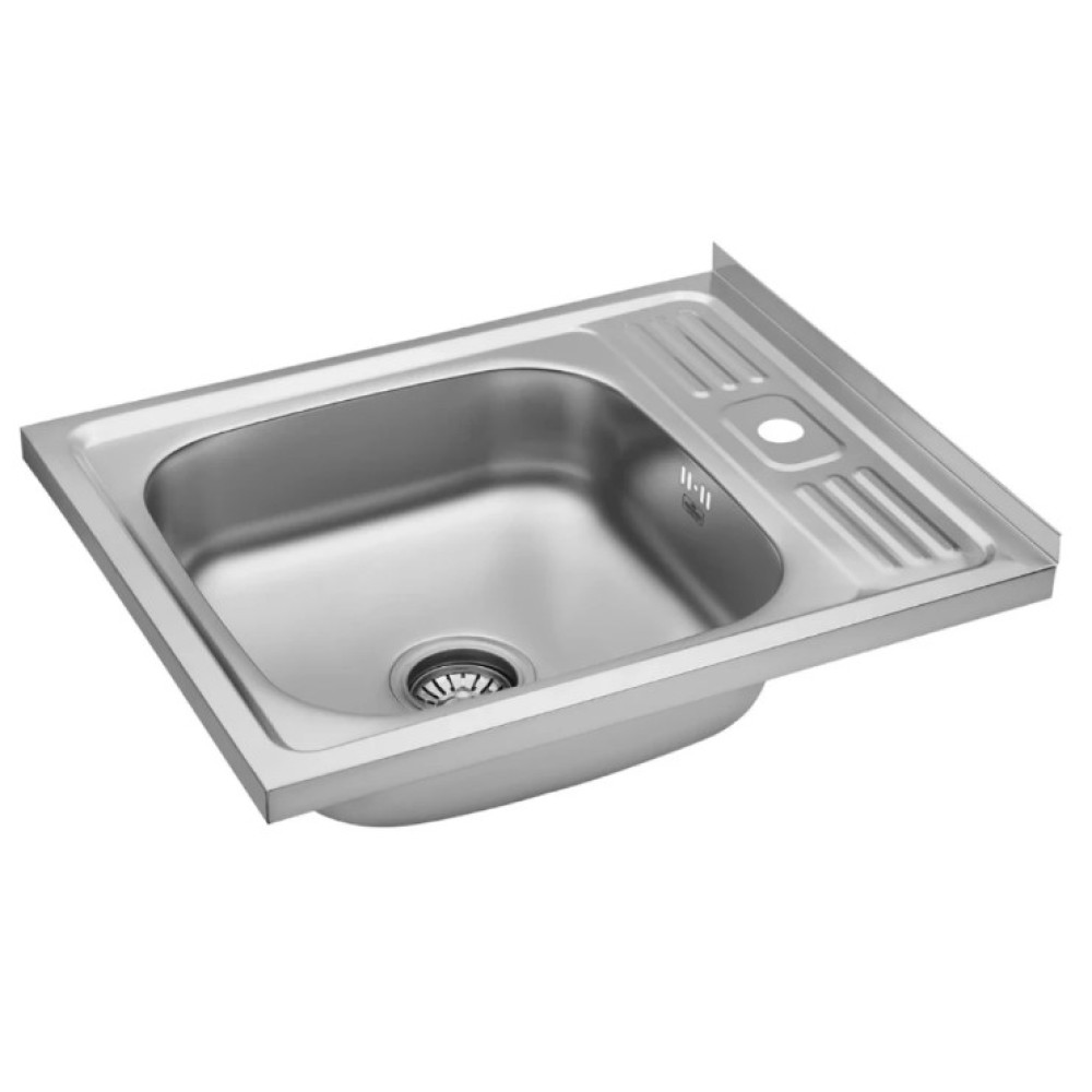 Кухонна мийка Kroner KRP Satin - 6050 (0.6 мм) (CV031911)