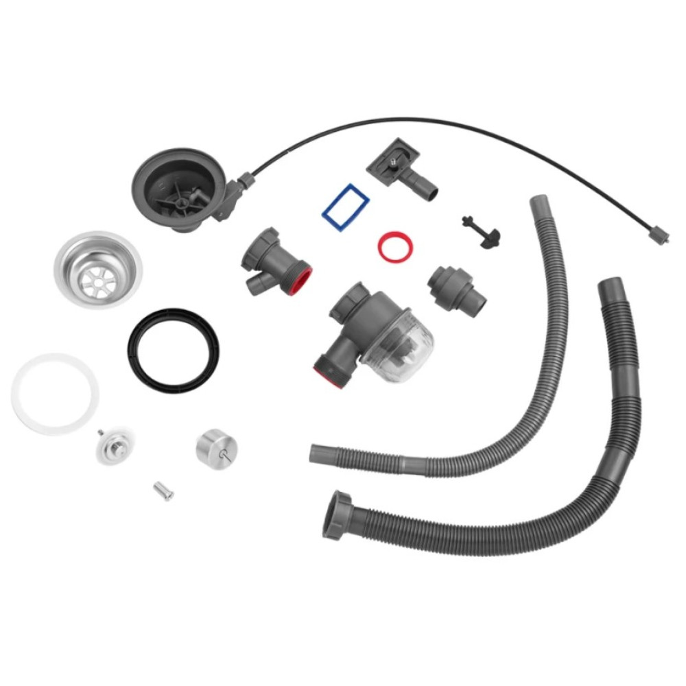 Кухонна мийка Kroner KRP Schwarze - SET7546HM PVD (3.0/0.7 мм) (CV032277)
