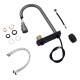 Кухонна мийка Kroner KRP KRP Schwarze - SET7545NB PVD (3.0/0.8 мм) (CV033805)