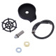 Кухонна мийка Kroner KRP KRP Schwarze - SET7545NB PVD (3.0/0.8 мм) (CV033805)