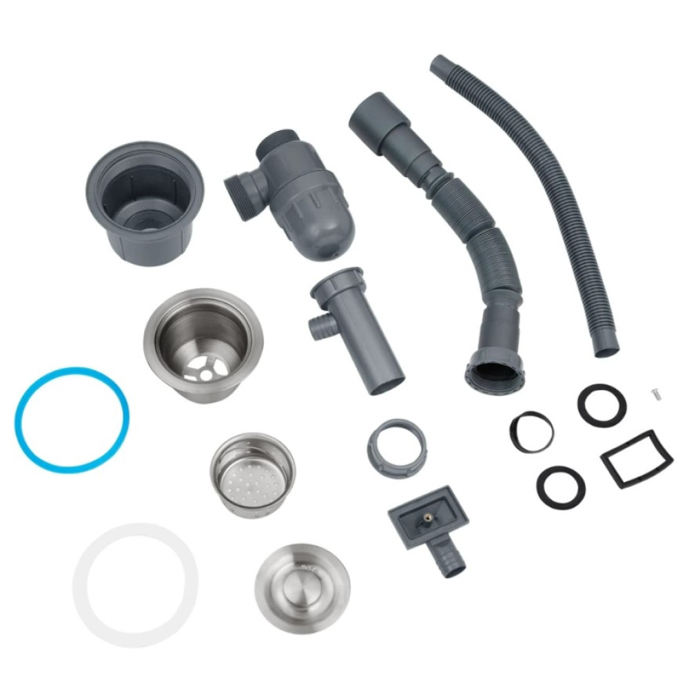 Кухонна мийка Kroner KRP Schwarze - SET7545NG PVD (3.0/0.8 мм) (CV033806)