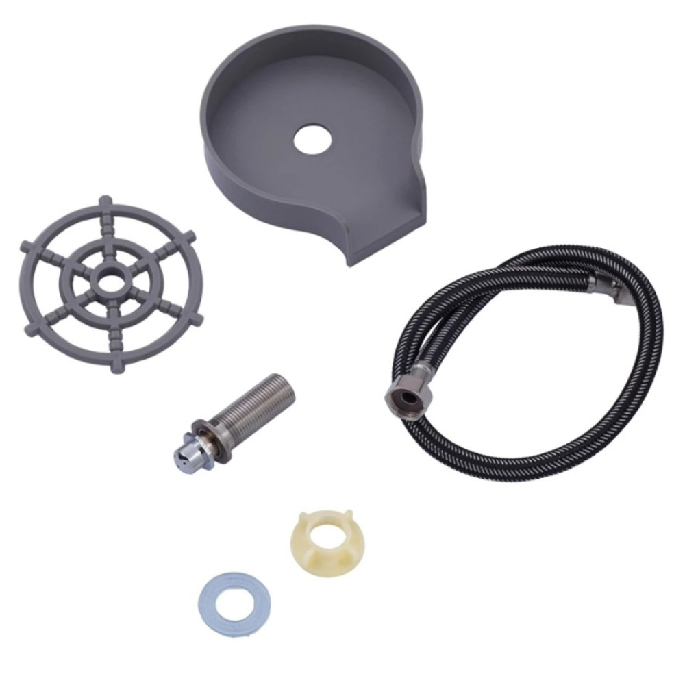 Кухонна мийка Kroner KRP Schwarze - SET7545NG PVD (3.0/0.8 мм) (CV033806)