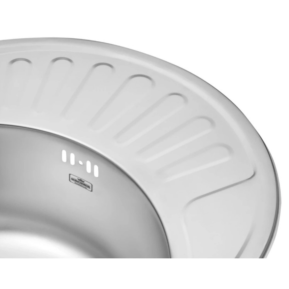 Кухонна мийка Kroner KRP Satin - 5745 (0,8 мм) CV022775