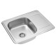 Кухонна мийка Kroner KRP Satin - 6350 (0,8 мм) CV022779