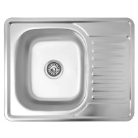 Кухонна мийка Kroner KRP Satin - 6350 (0,8 мм) (CV022779)