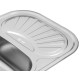 Кухонна мийка Kroner KRP Satin - 7549 (0,8 мм) CV022782