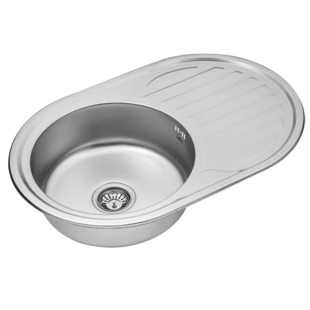 Кухонна мийка Kroner KRP Satin - 7750 (0,8 мм) CV022788