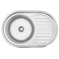 Кухонная мойка Kroner KRP Satin - 7750 (0,8 мм) (CV022788)