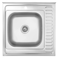 Кухонная мойка Kroner KRP Dekor - 6060L (0,6 мм) (CV022812)