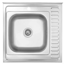 Кухонная мойка Kroner KRP Dekor - 6060L (0,6 мм) (CV022812)