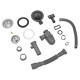Кухонная мойка Kroner KRP Dekor - 6060L (0,6 мм) CV022812