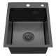 Кухонная мойка Kroner KRP PVD Schwarze - 4050HM (3,0/1,0 мм) (CV035374)