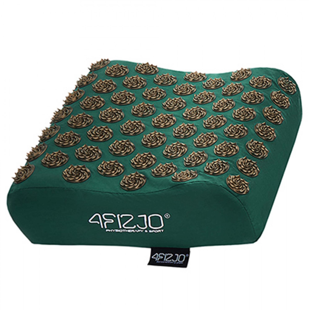 Подушка акупунктурна 4FIZJO Ergo Аплікатор Кузнєцова 4FJ0419 Navy Green/Gold (P-5907739316912)