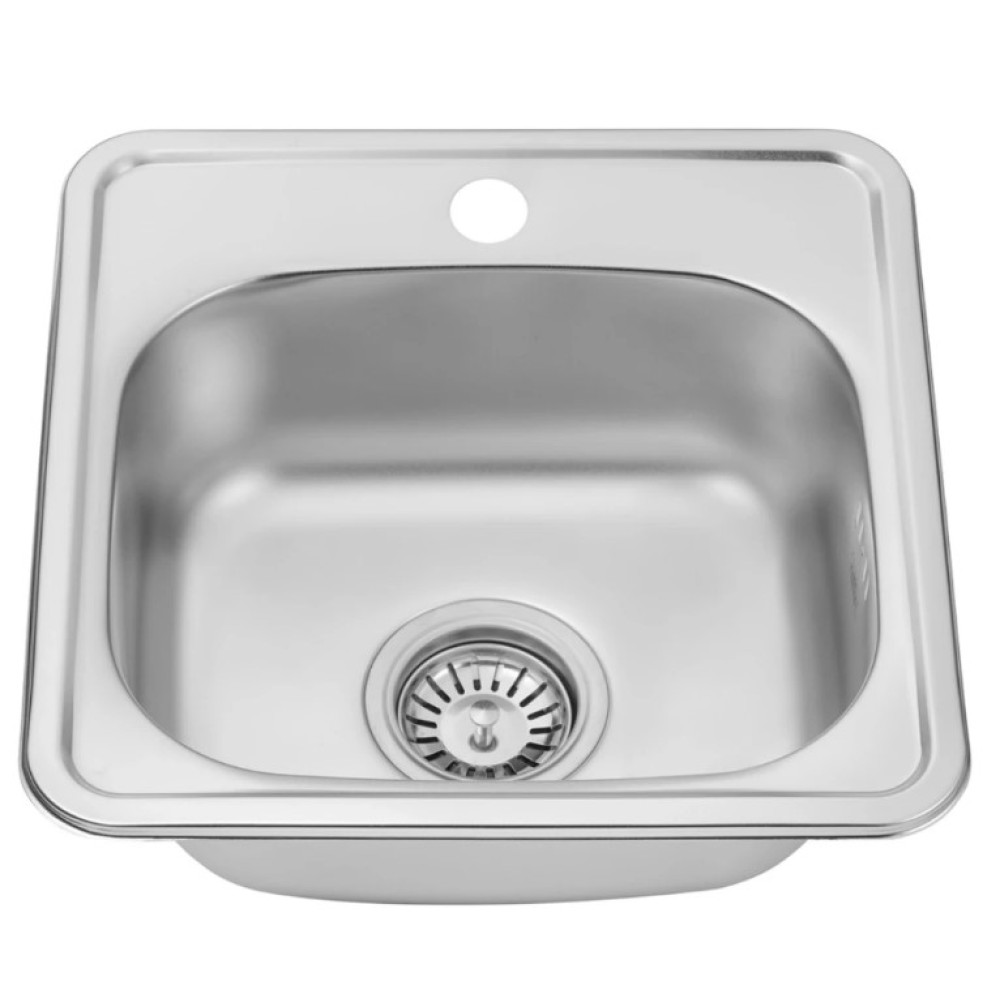 Кухонна мийка Kroner KRP Satin - 3838 (0,6 мм) CV022756