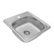 Кухонна мийка Kroner KRP Satin - 4848 (0,6 мм) CV022759