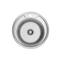 Кухонна мийка Kroner KRP Dekor - 490 (0,6 мм) CV022761
