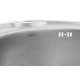 Кухонна мийка Kroner KRP Dekor - 510 (0,6 мм) CV022767