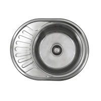 Кухонная мойка Kroner KRP Polierte - 5745 (0,6 мм) CV022772