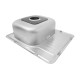 Кухонна мийка Kroner KRP Dekor - 5848 (0,8 мм) CV022776