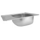 Кухонная мойка Kroner KRP Satin - 5848 (0,8 мм) CV022777