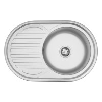 Кухонна мийка Kroner KRP Satin - 7750 (0,6 мм) (CV022787)